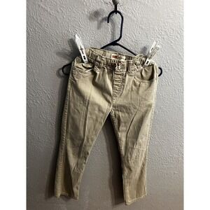 Levis Beige Pants‎ Boys Size 12 Elastic Drawstring Waist Cuffs